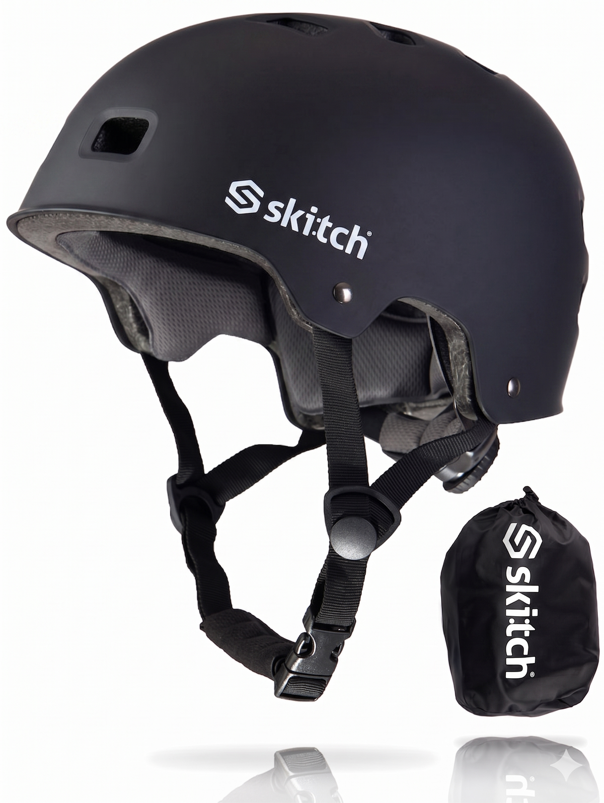 Skateboard Helmet - Black Hole
