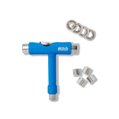 SKITCH® LED+ FIRE & ICE Skateboard For Kids And Beginners Mini Cruiser Board Gift Set (LED ON/OFF)